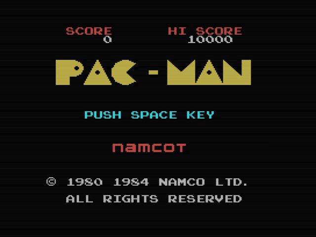 MSX GOLD: PAC-MAN