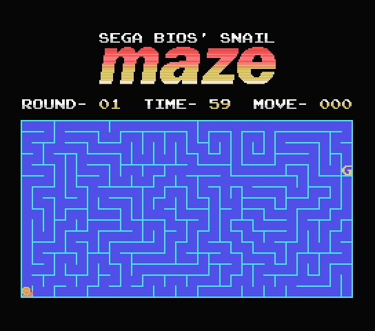 snail maze master system