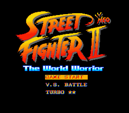 MSX Games World - Street Neo Fighter II - The World Warrior