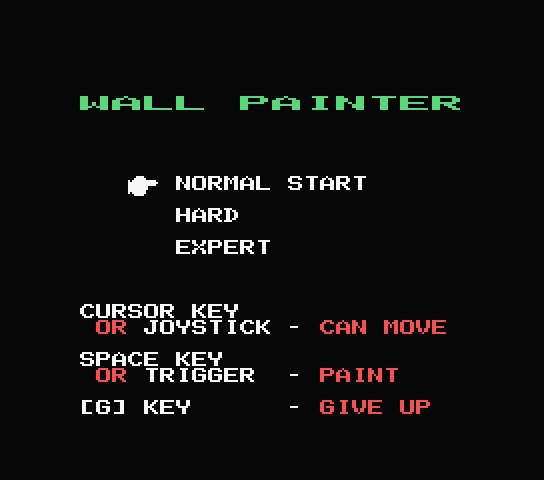 MSX Games World - Wall Painter