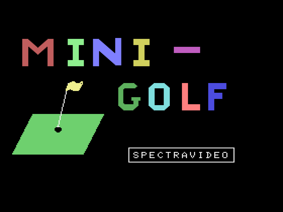 MSX Games World - Mini-Golf