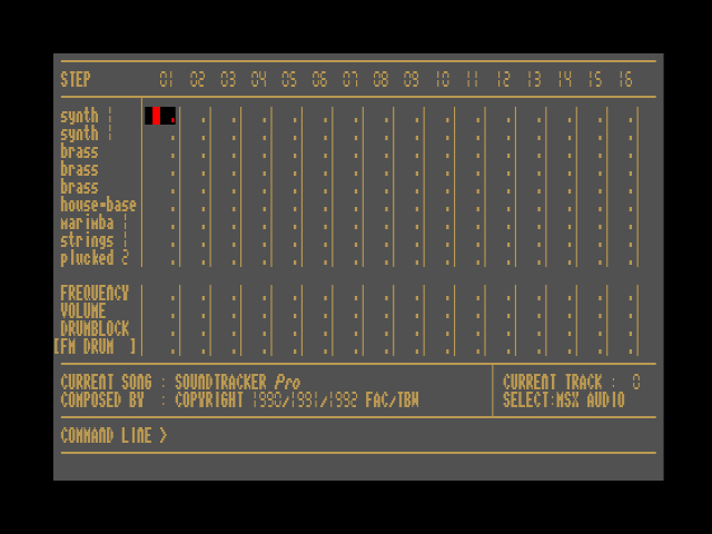MSX Games World - FAC Soundtracker Pro