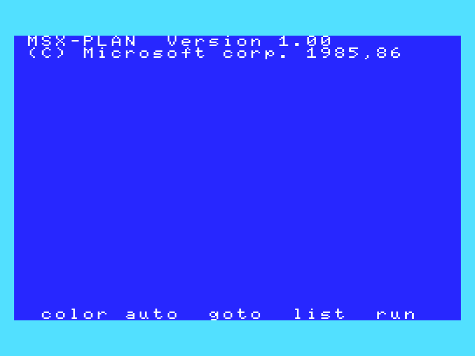 MSX Games World - MSX-Plan