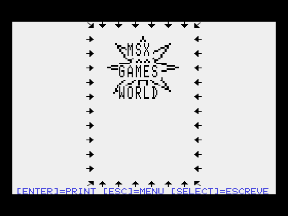 MSX Games World - GRPrint