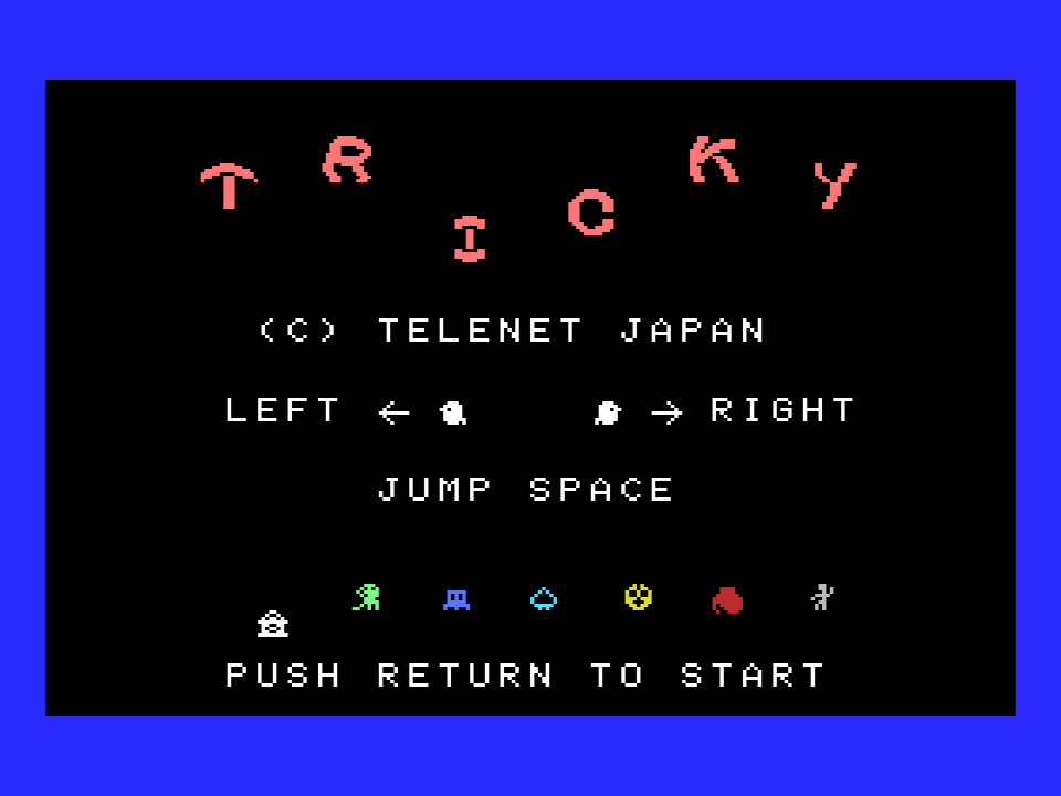 MSX Games World - Tricky